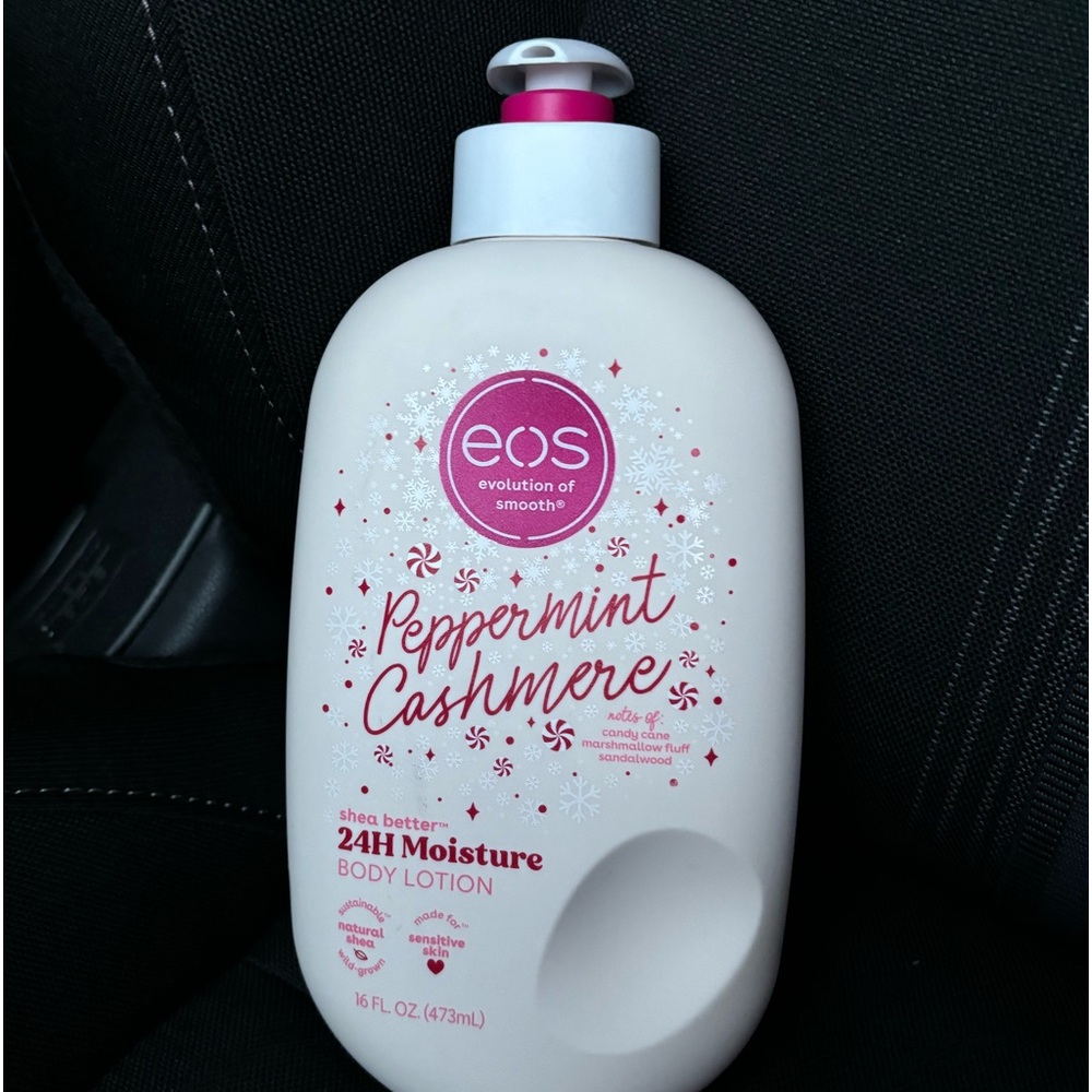 Eos peppermint cashmere body lotion